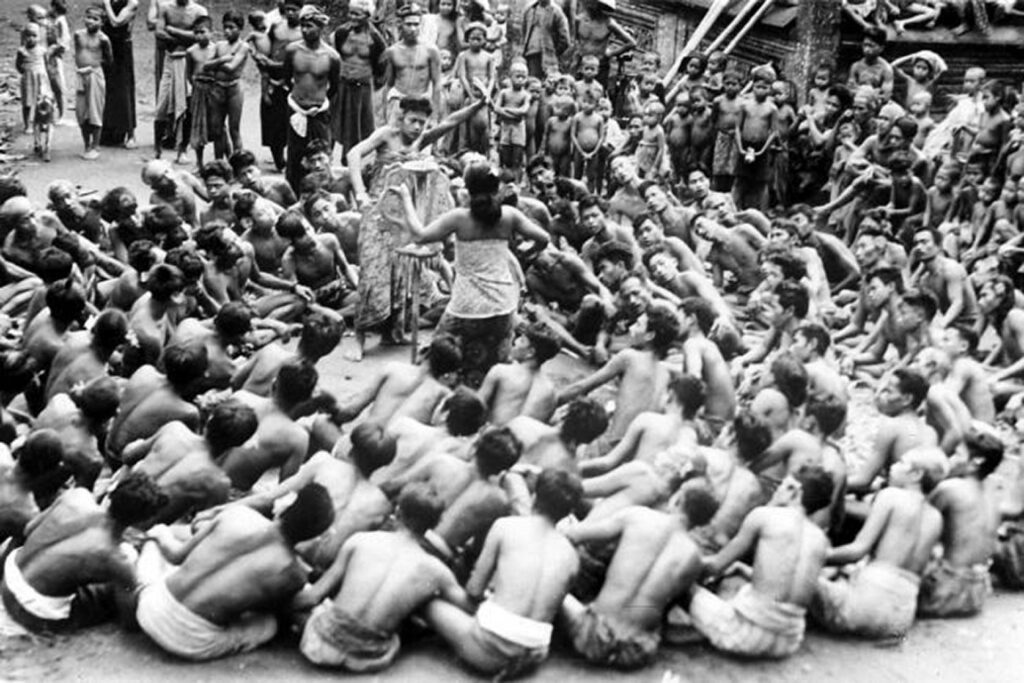 Kecak Dance in the past