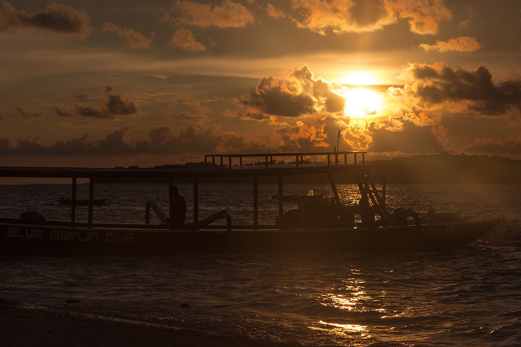 Sunset over Gili Air