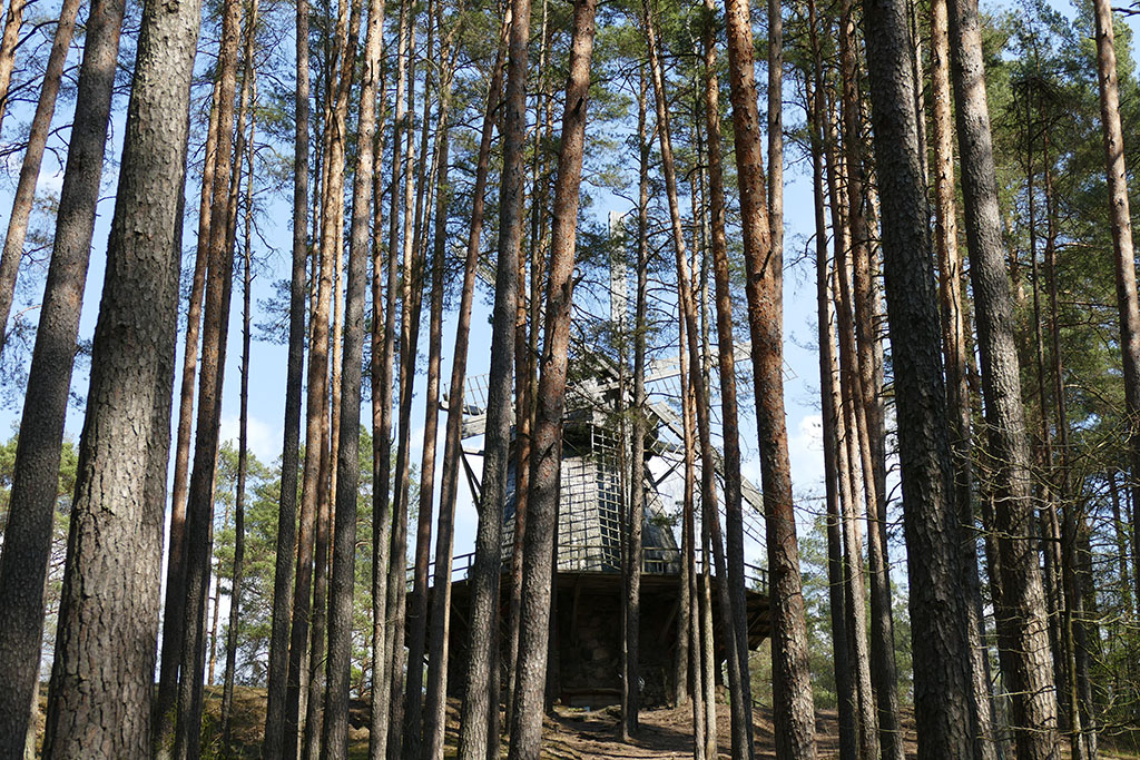 Wind MIll at the Ethnographic Open-Air Museum in Riga
