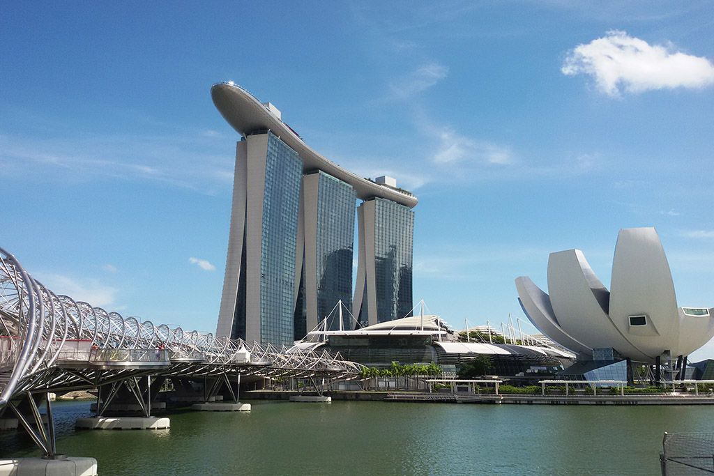 Marina Bay complex in Singapore