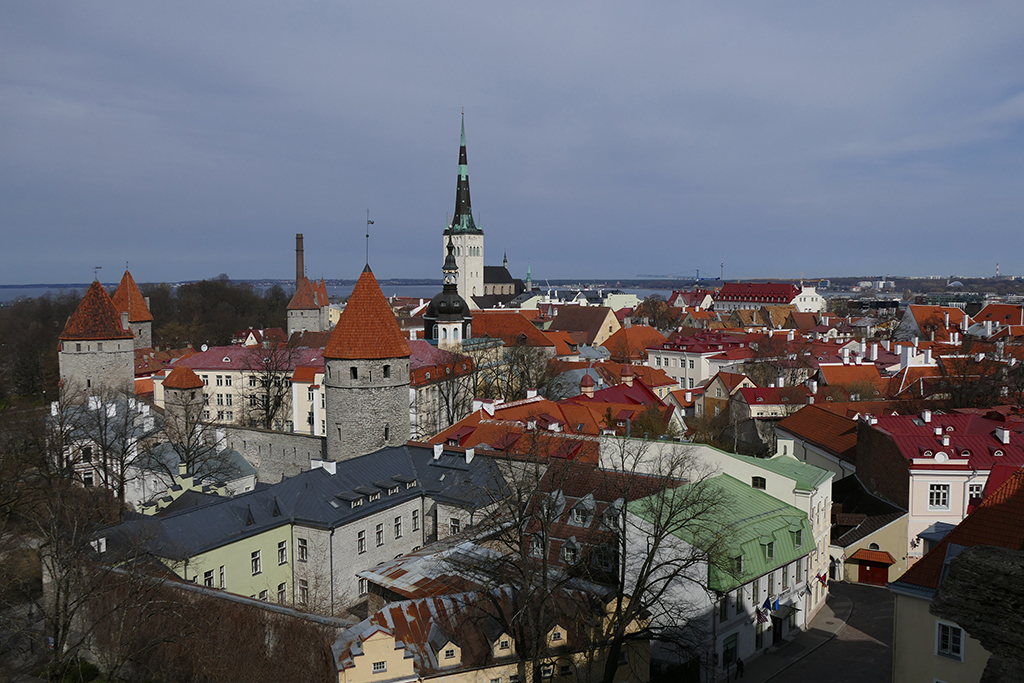 View of Tallinn's Historic Old Town