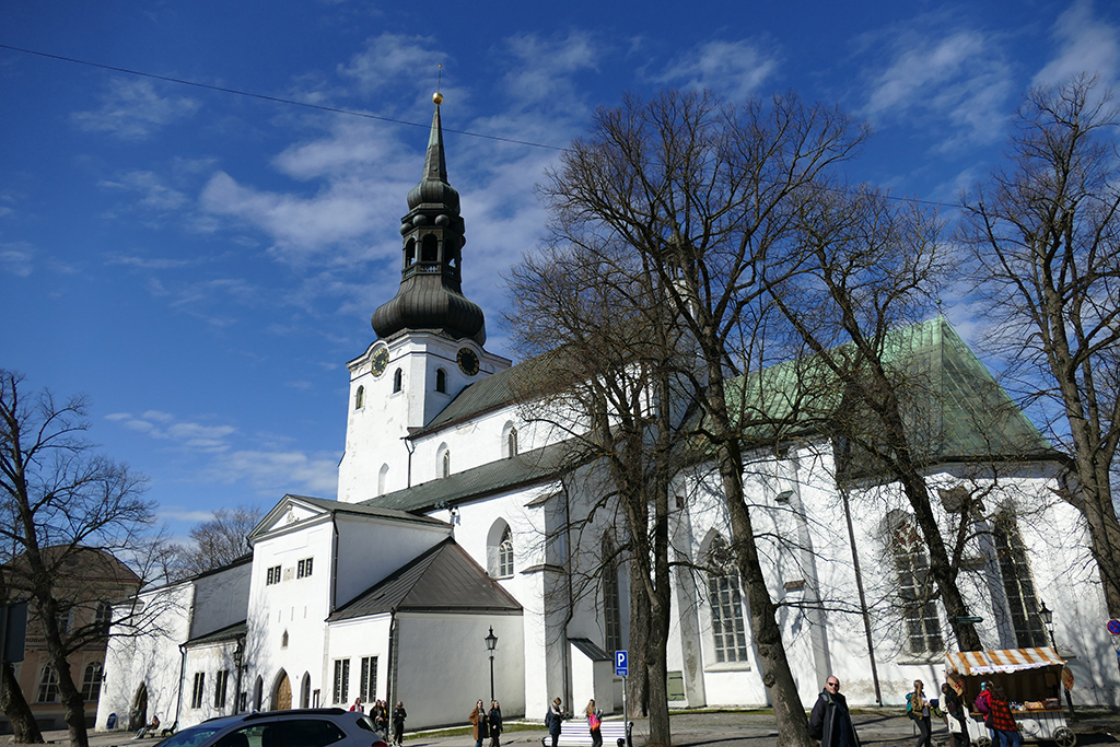 St. Mary's Cathedral in Tallinn, the city between the poles of history and creativity