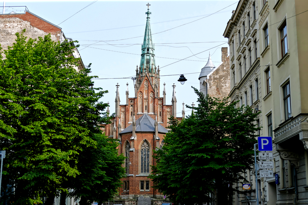 Saint Gertrudis Church in Riga.