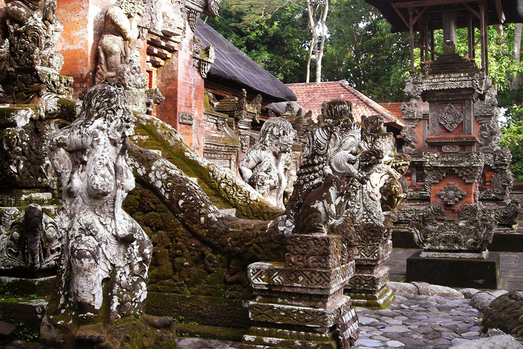 Temple at the Monkey Forest in Ubud