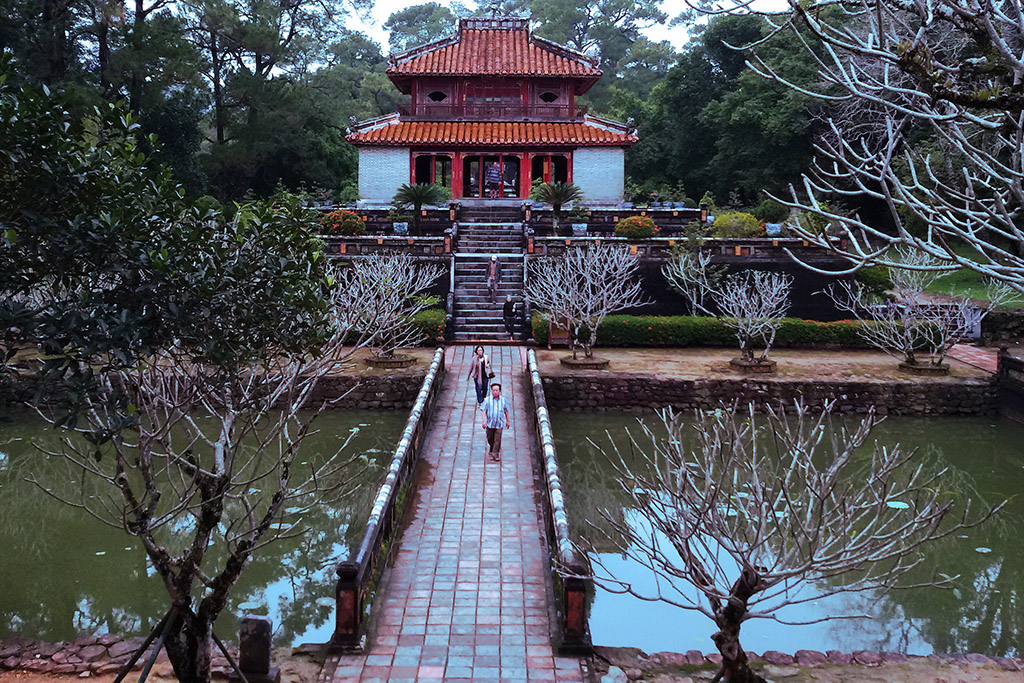 Lang Minh Mang, the burial site of the second Nguyen emperor - located closest to the city of Hue.