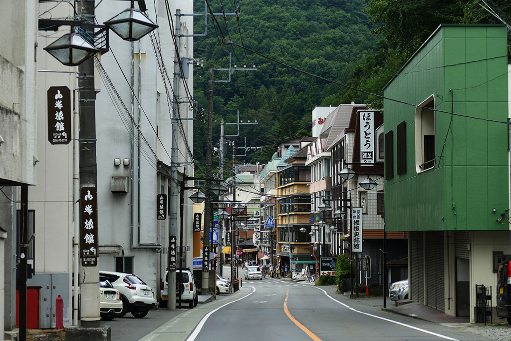 Downtown Kawaguchiko.