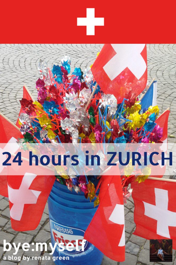 Zurich is Switzerland's largest city and has a busy airport. Centrally located, travellers might have the opportunity to explore the city on a layover. This is a perfect itinerary for up to 24 hours in Zurich. #zurich #switzerland #layover #stopover #24hours #daytrip #weekendtrip #byemyself