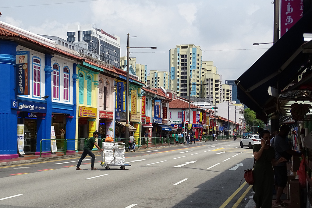 Little India Neighborhood in Singapore