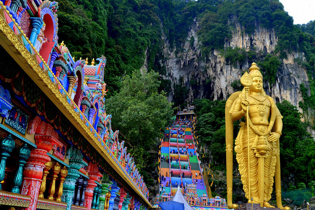 Batu Caves outside Kuala Lumpur