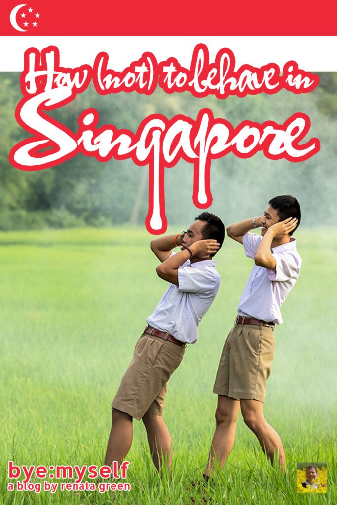 Pinnable Picture for the Post How (not) to behave in SINGAPORE