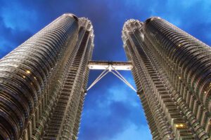 petronas towers in Kuala Lumpur