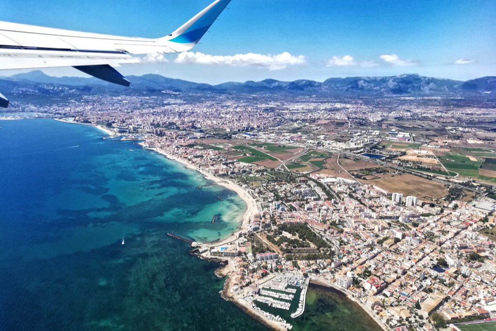 Palma de Mallorca from above