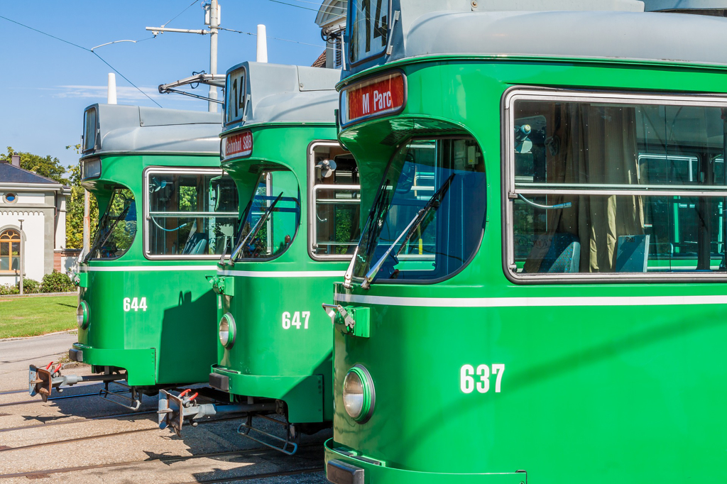 Trams at Basel