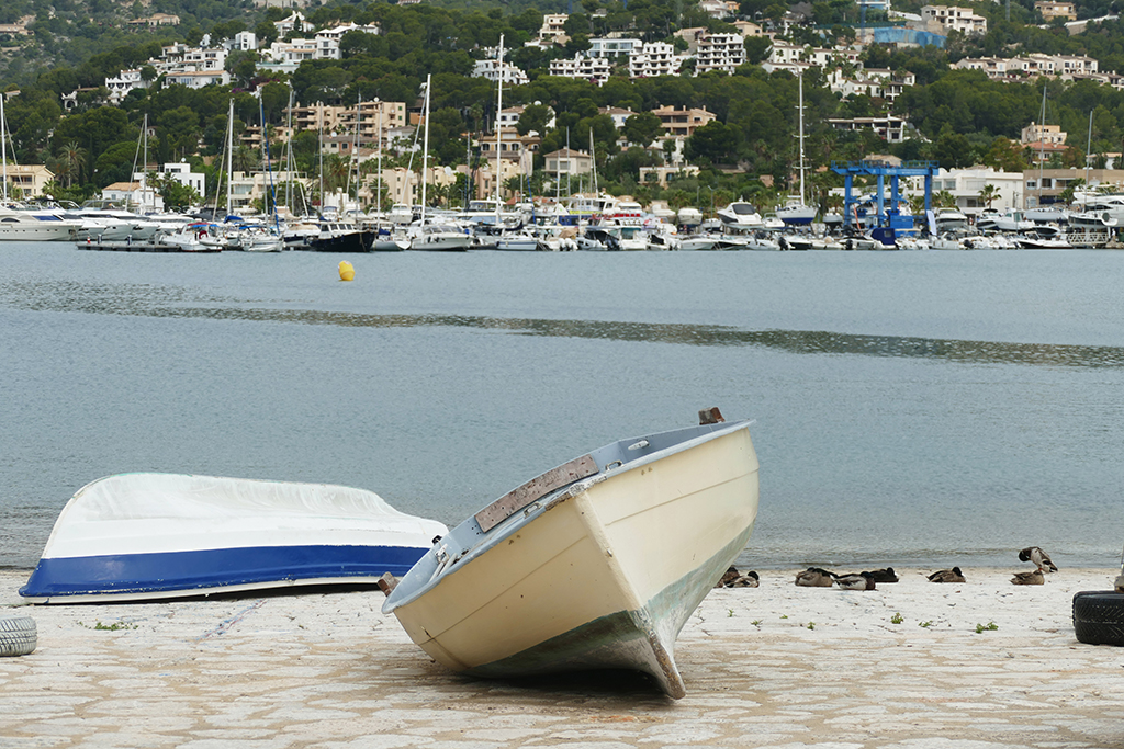 Fisher boat at Port d'Andratx.