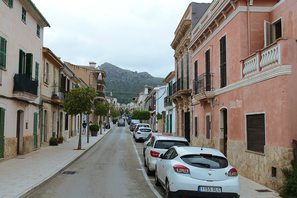 Andratx to Sant Elm Hike starting point downtown Andratx.