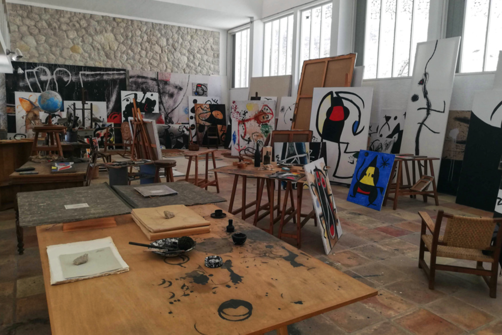 Miro's workshop in Mallorca.