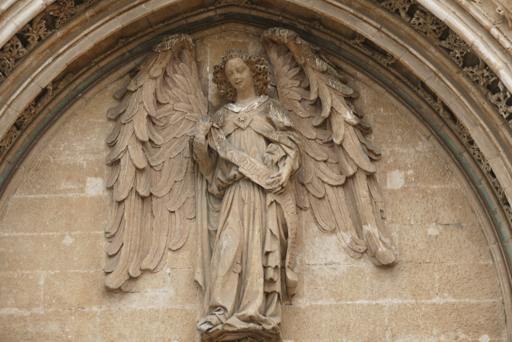 Ángel de la Mercadería at the Llotja de Palma