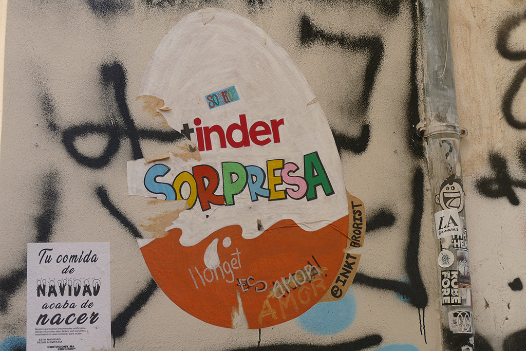 "TINDER sorpresa" by @inkterrorist (A.K.A. SONRÍE) (Palma, Mallorca, 2020)