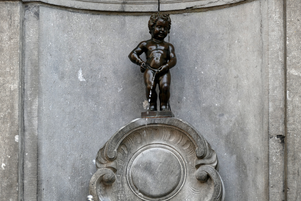 Manneken Pis in Brussels