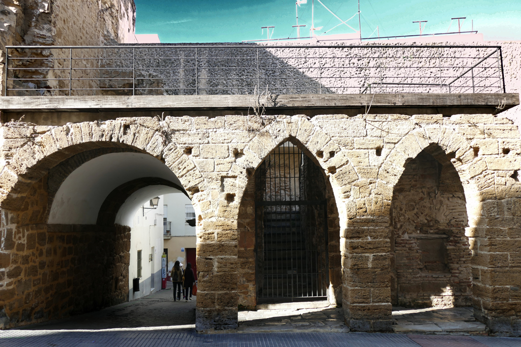 Arco de los Blancos in Cadiz - - the oldest city in Europe