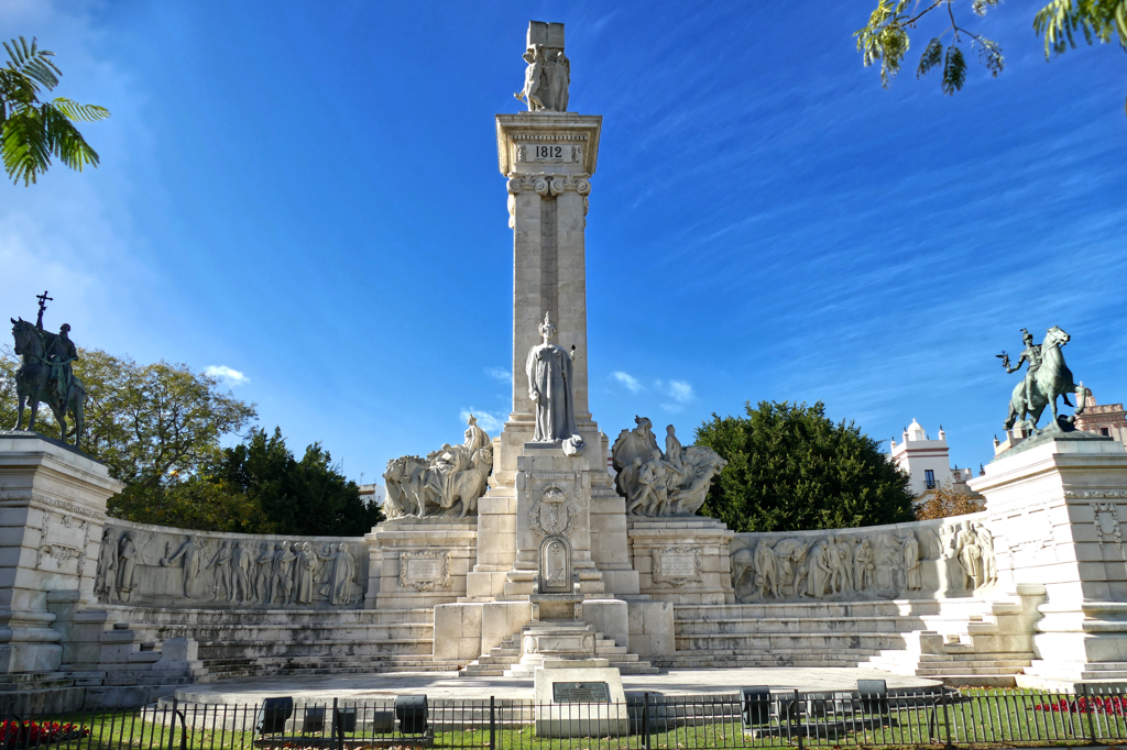 The Monument to the Constitution of 1812 in Cadiz