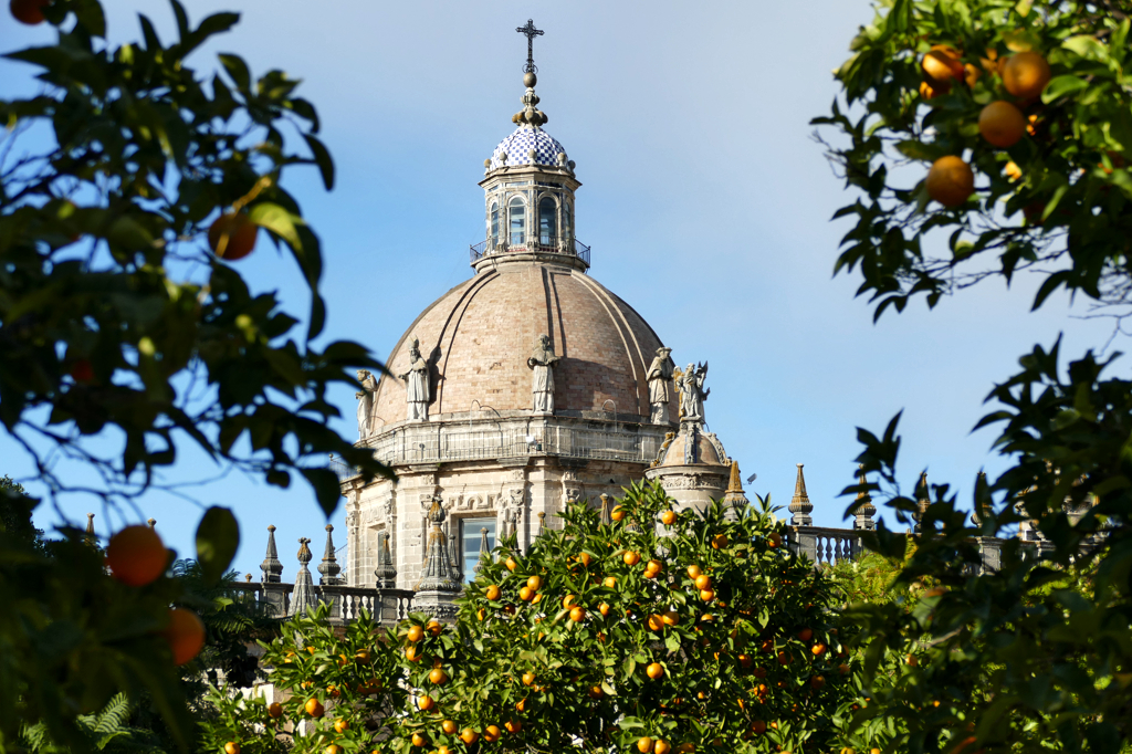 Cupola of Jerez's Cathedral.