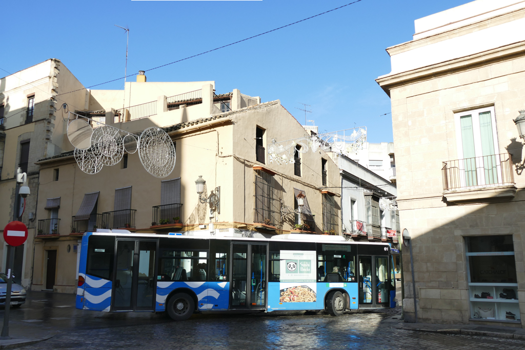 Public bus in Jerez de la Frontera