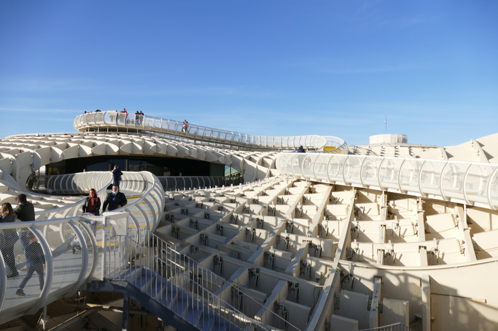 Metropol Parasol, seen in Three Days in Seville Andalusia