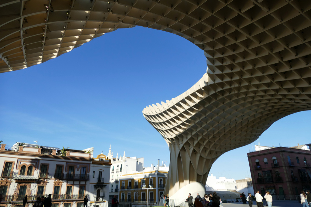 Metropol Parasol, seen in Three Days in Seville Andalusia