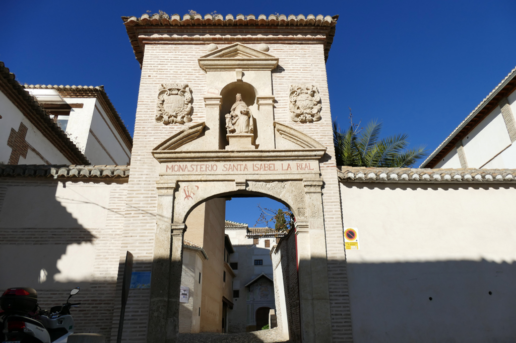 Convento de Santa Isabel La Real on the Albaícin in Granada.