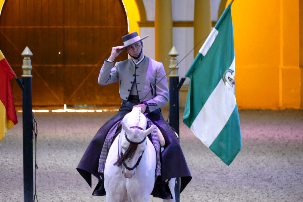 Rider at the Fundación Real Escuela Andaluza Del Arte Ecuestre