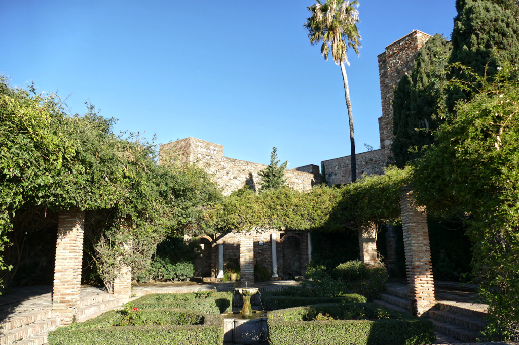 Courtyard at the Alcazaba