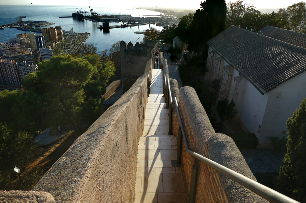 View of Malaga from the Gibralfaro