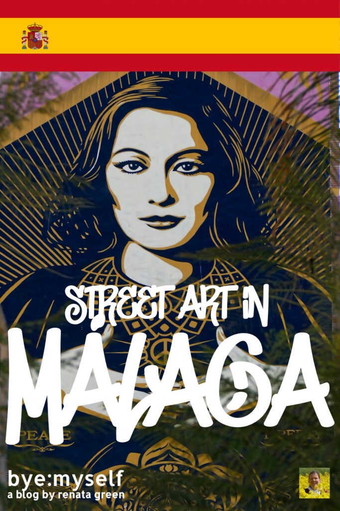 Pinnable Picture for the Post on Best Street Art in MALAGA