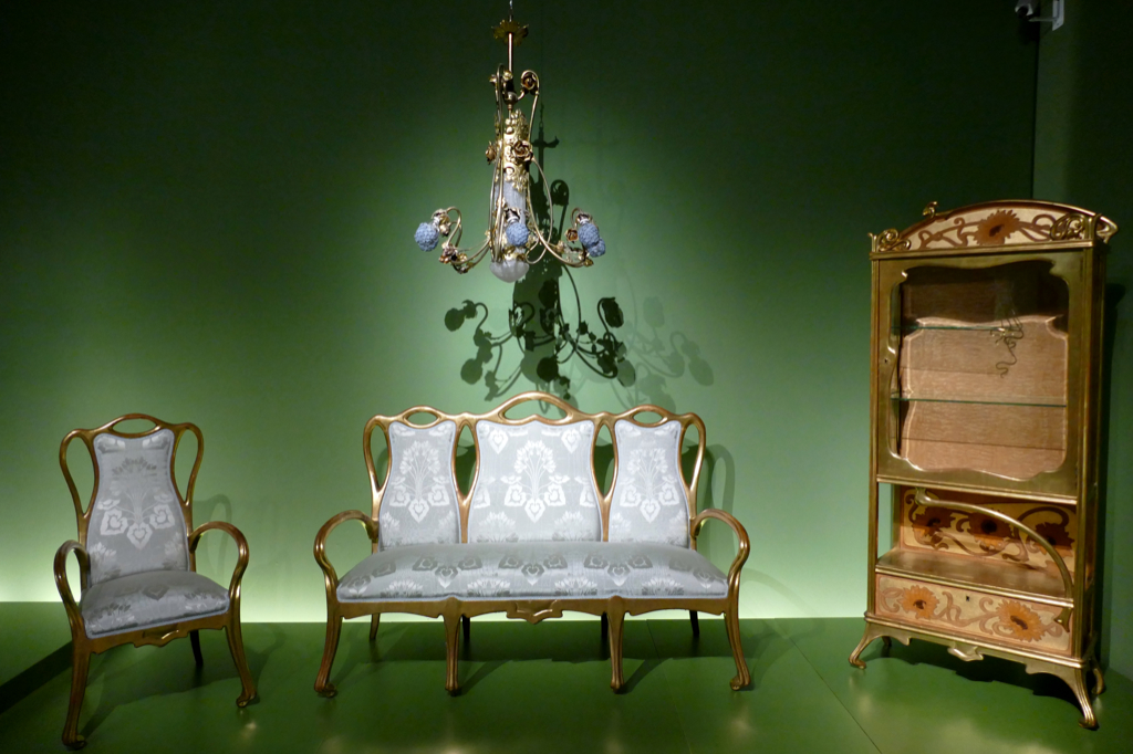 Furniture at the Museu Nacional d'Art de Catalunya