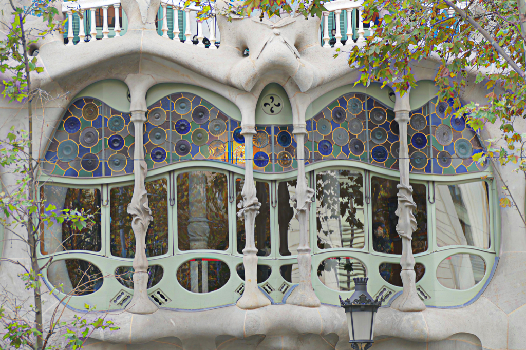 Window of the Modernist Casa Batlló