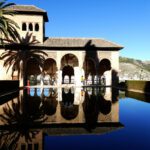Palacio de Yusuf III - reflected in the pool at the central courtyard.