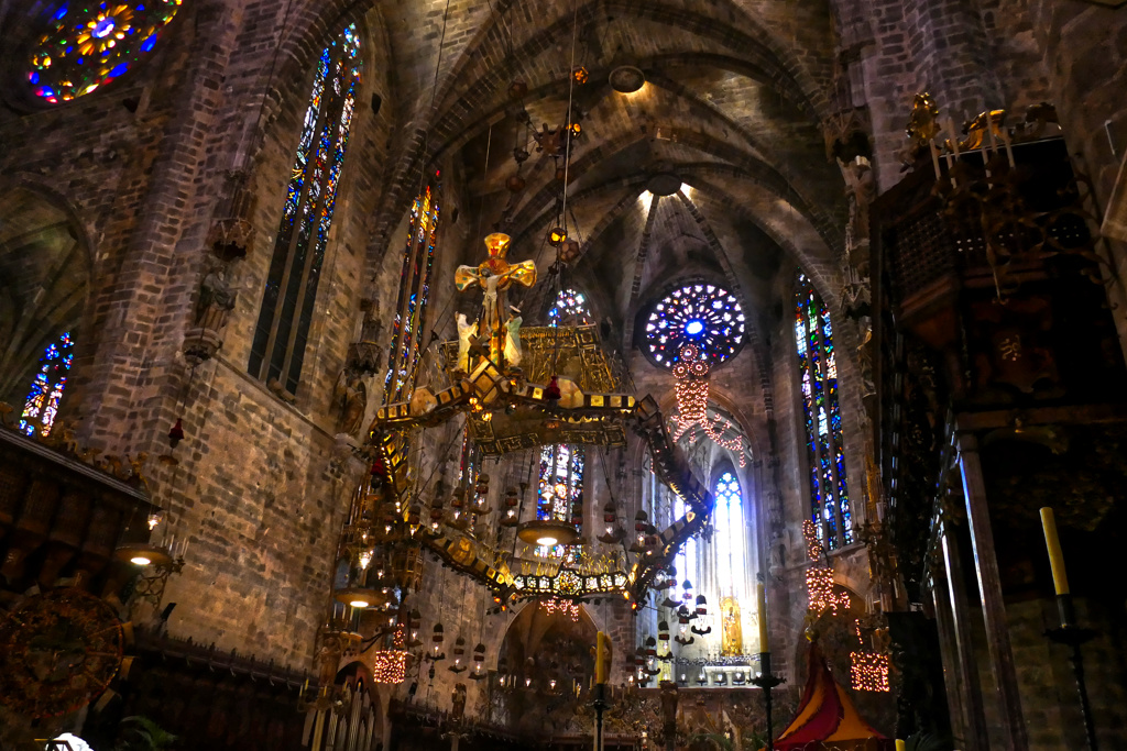 Presbytery of the Seu Cathedral in Palma de Mallorcadesigned by Gaudí