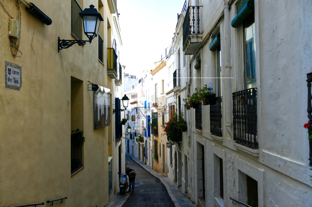 Alley in Sitges.
