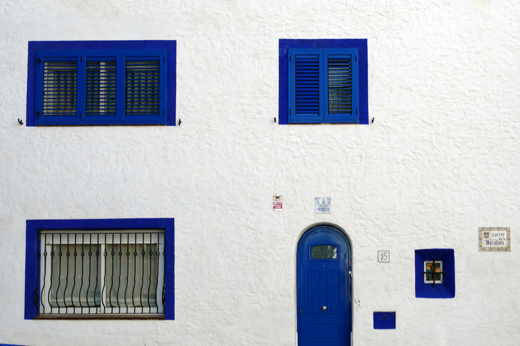 Facade in Sitges.