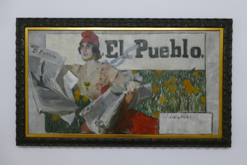 Sorolla's sketch for the newspaper El Pueblo.