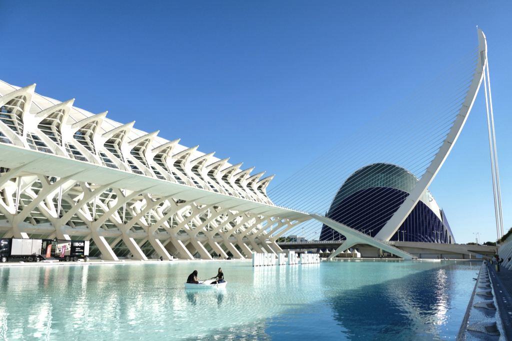 Valencia's City of Arts and Sciences, one of ten reasons for a Weekend in Valencia