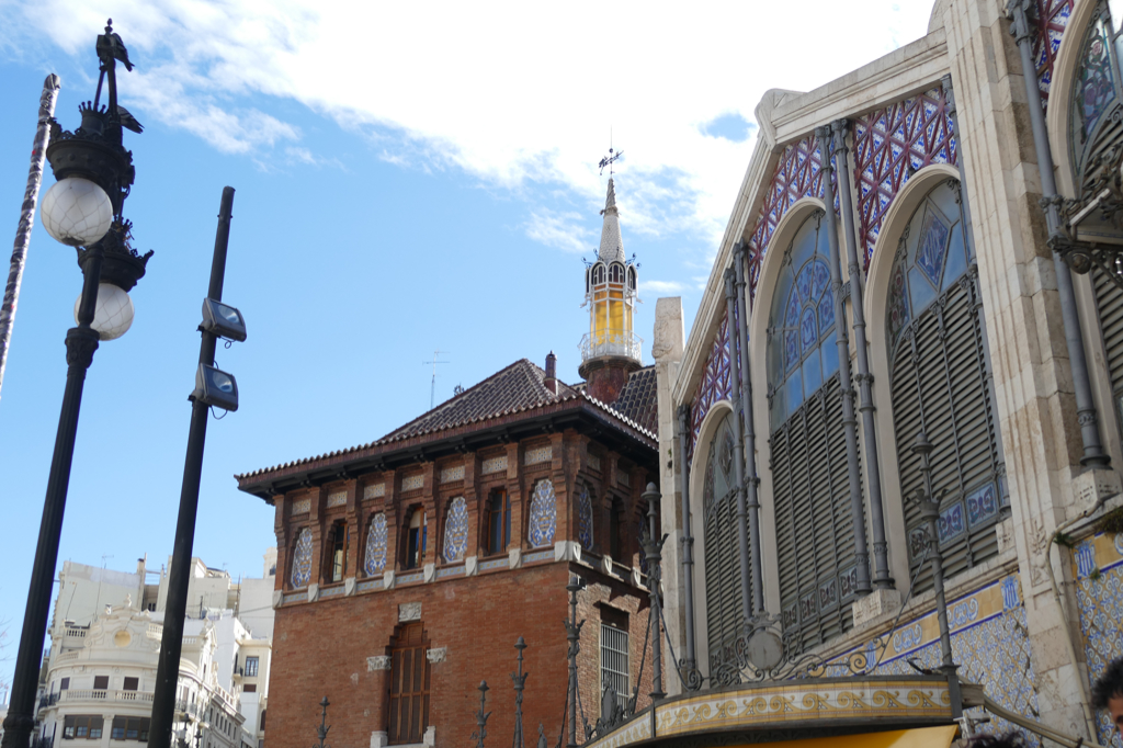 The Mercat Central located across from the Llotja de la Seda is one of the finest examples of Valencian Modernism.