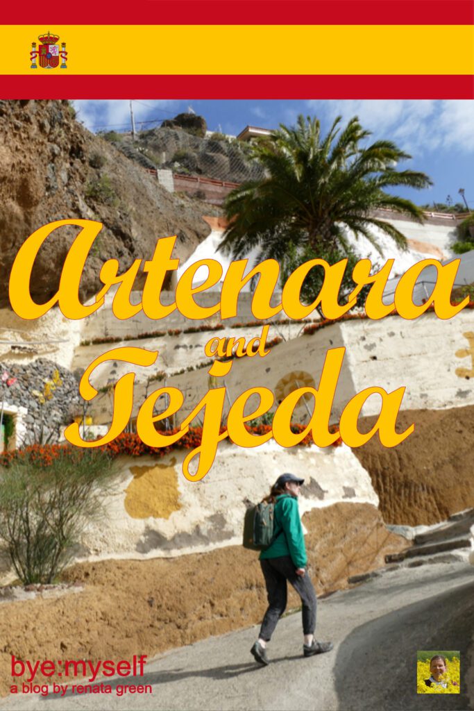 Pinnable Picture for the Post on Day Trip to ARTENARA and TEJEDA - the high and the beautiful