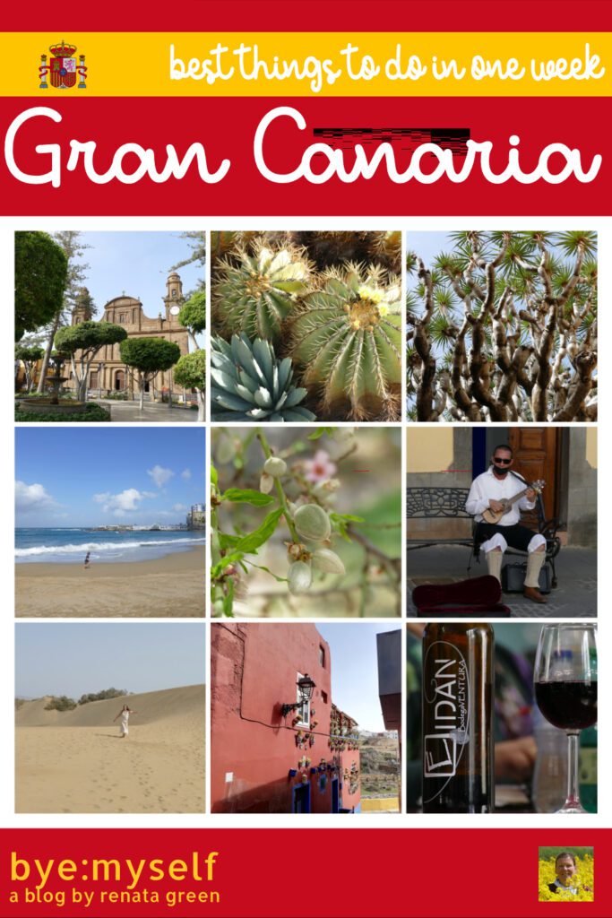 Pinnable Picture for the Post on Best Things to do in GRAN CANARIA in one week