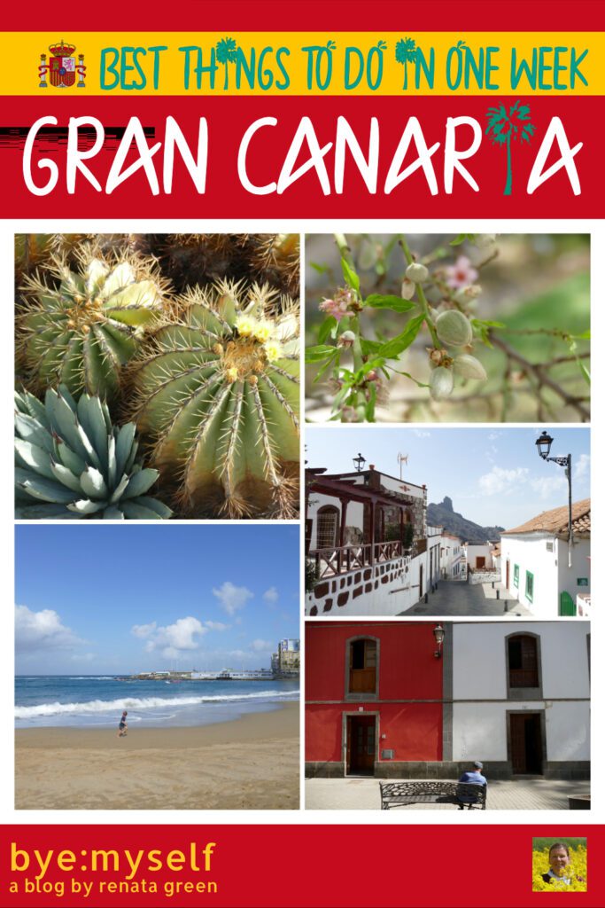Pinnable Picture for the Post on Best Things to do in GRAN CANARIA in one week