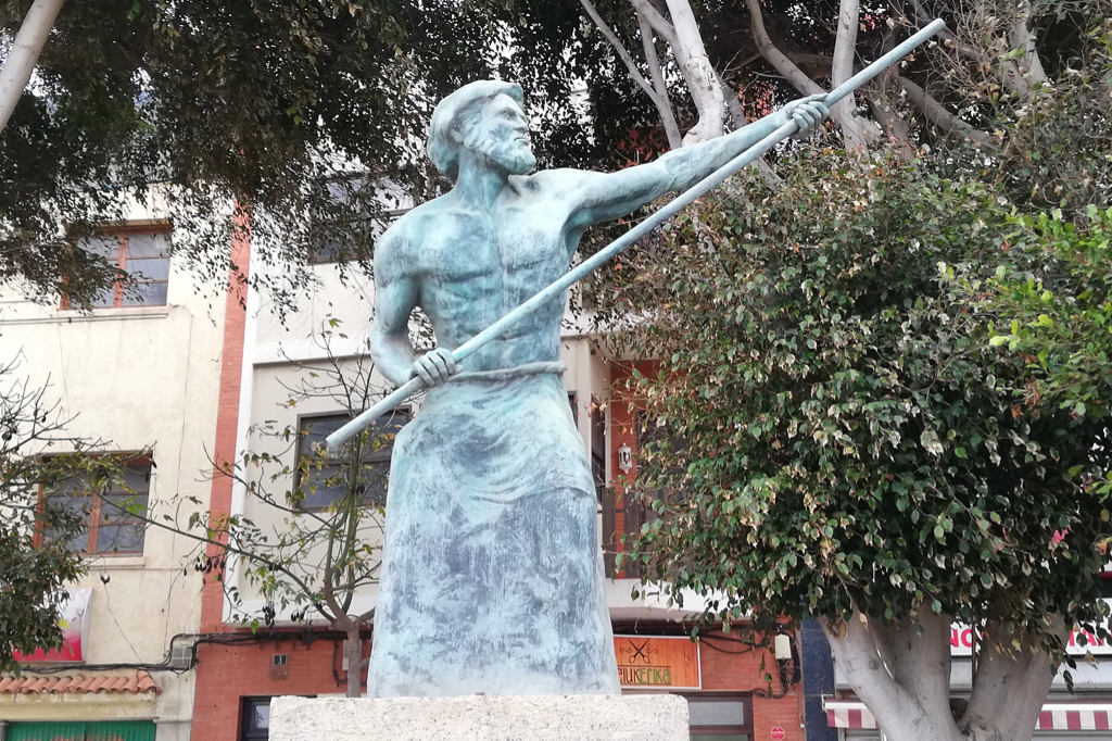 Adargoma, a famous Canarian nobleman and warrior. He fought against the Castilian conquerors in the battle of Guiniguada on the island of Gran Canaria in 1478.