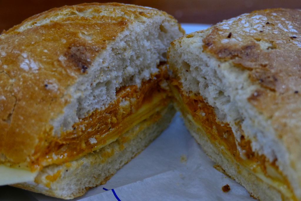 Bread roll with Chorizo de Teror