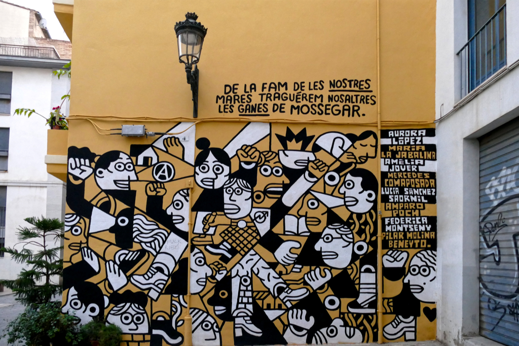 Mural by Elias Tano in Valencia