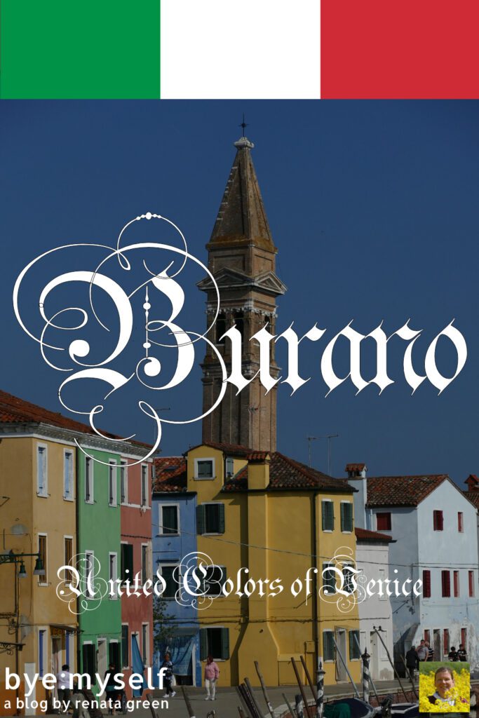 Pinnable Picture for the Post on A Day in BURANO: United Colors of Venice